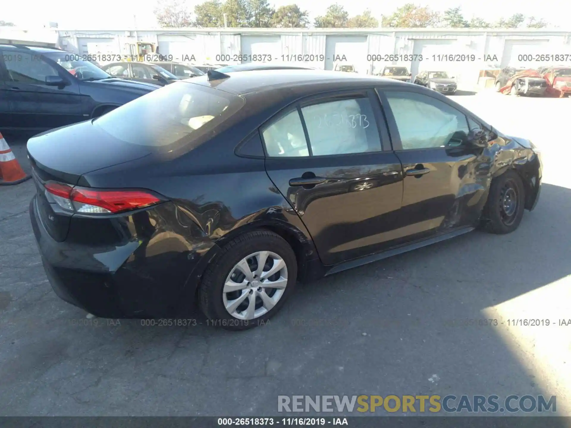 4 Photograph of a damaged car JTDEPRAE2LJ060215 TOYOTA COROLLA 2020