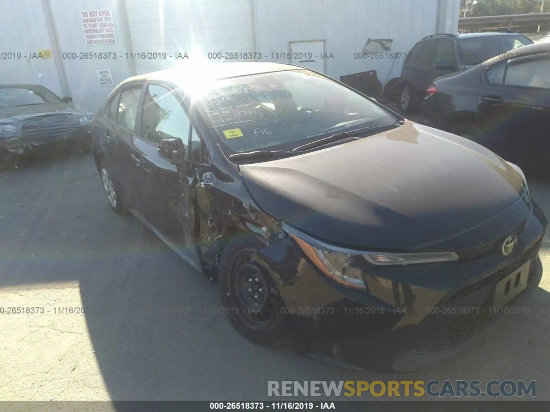 6 Photograph of a damaged car JTDEPRAE2LJ060215 TOYOTA COROLLA 2020