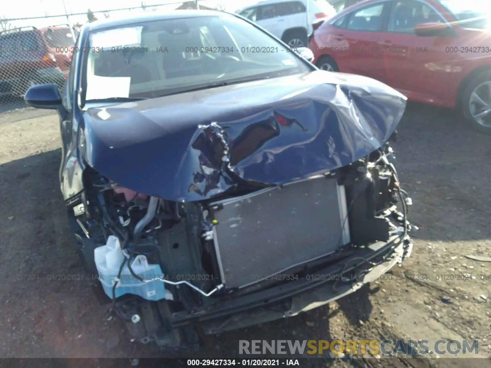 6 Photograph of a damaged car JTDEPRAE2LJ060294 TOYOTA COROLLA 2020