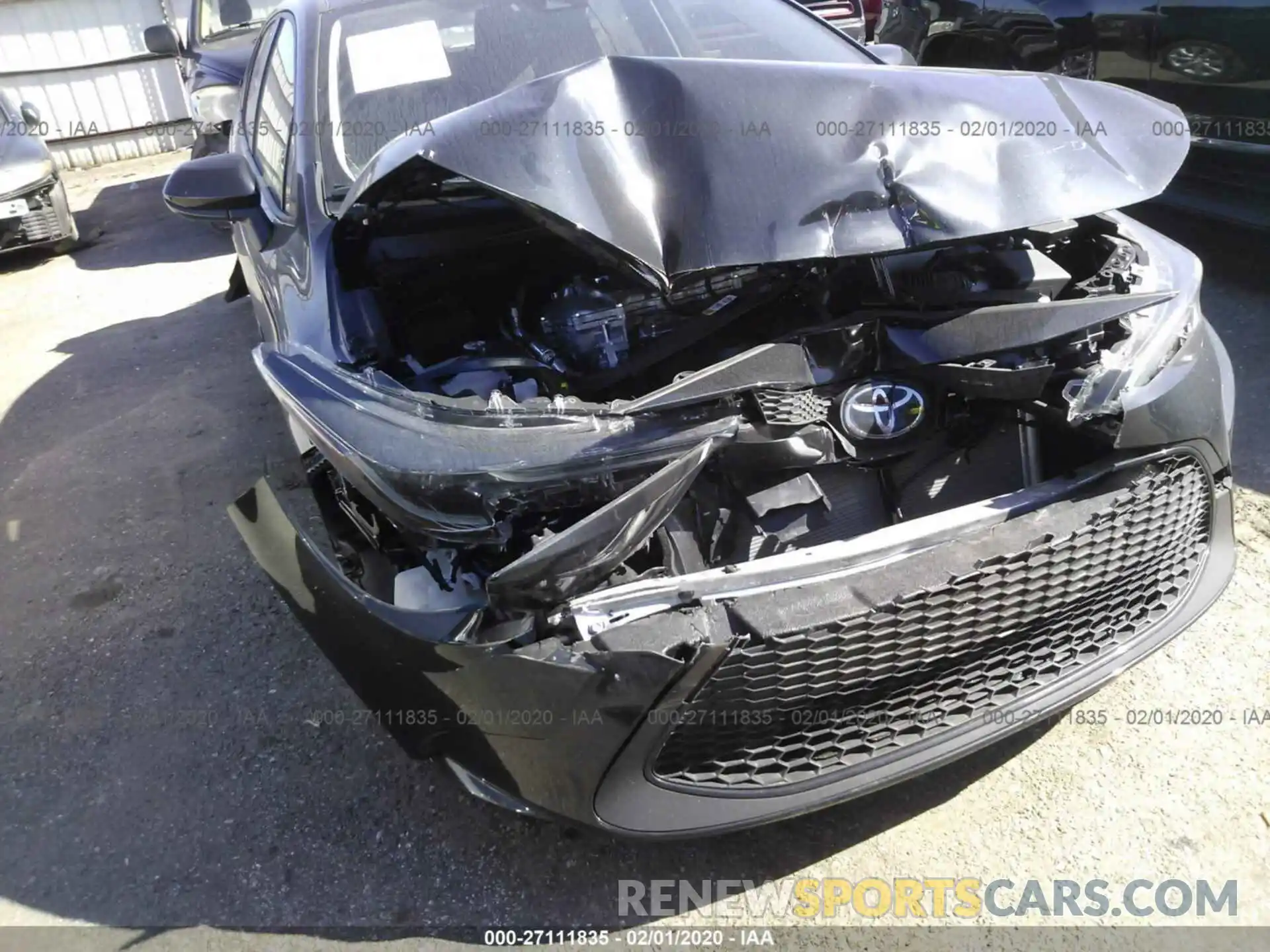 6 Photograph of a damaged car JTDEPRAE2LJ060344 TOYOTA COROLLA 2020