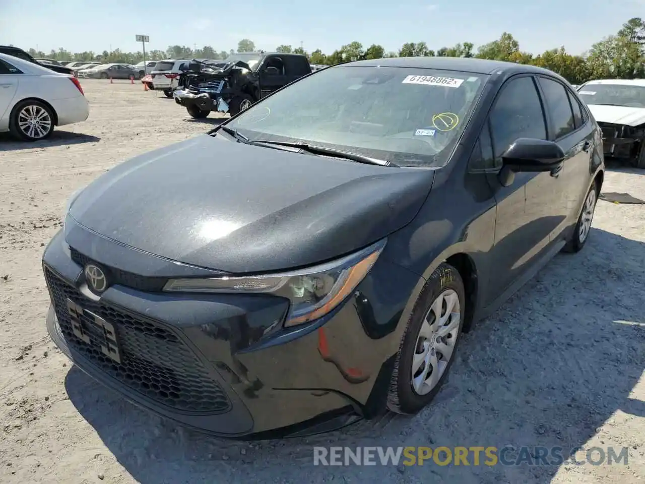 2 Photograph of a damaged car JTDEPRAE2LJ060649 TOYOTA COROLLA 2020