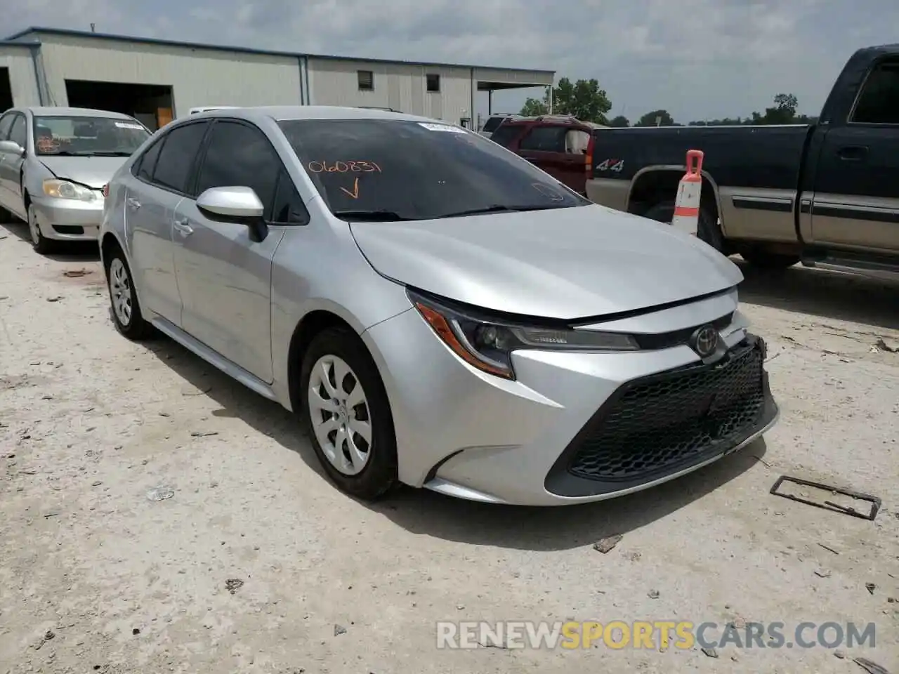 1 Photograph of a damaged car JTDEPRAE2LJ060831 TOYOTA COROLLA 2020