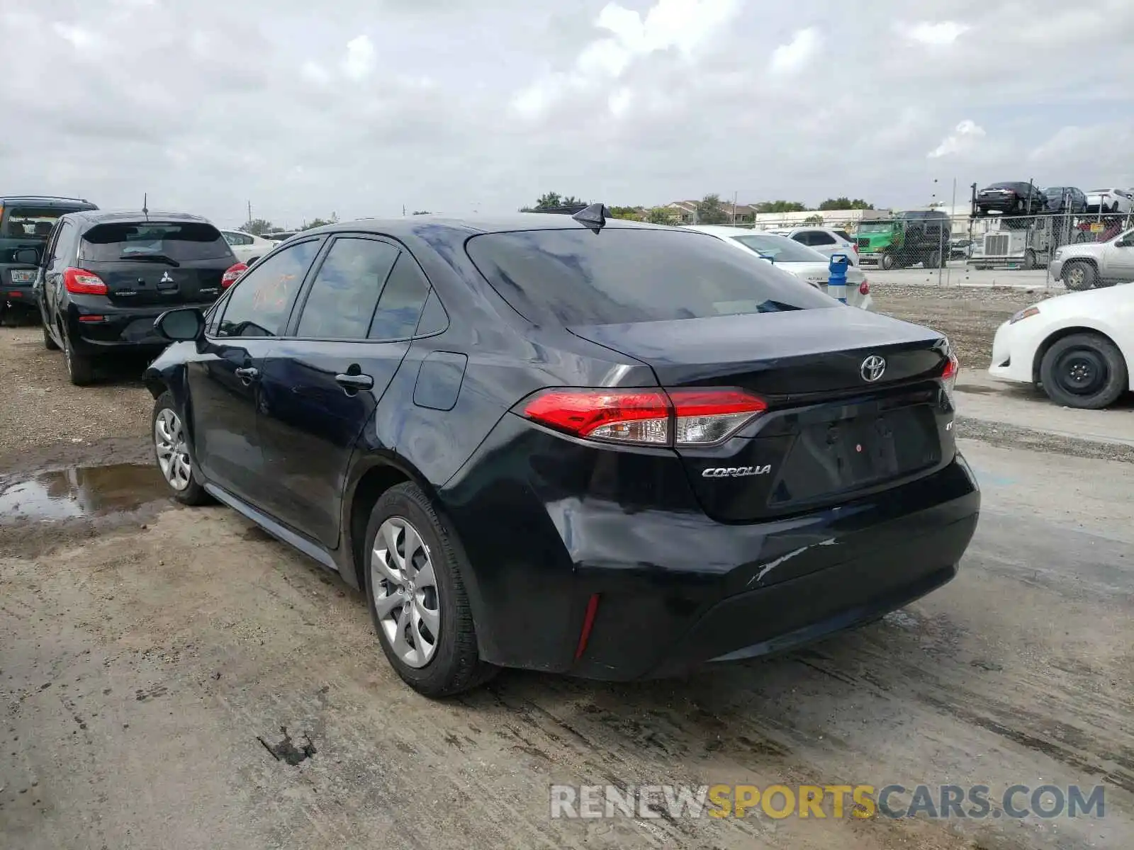 3 Photograph of a damaged car JTDEPRAE2LJ061042 TOYOTA COROLLA 2020