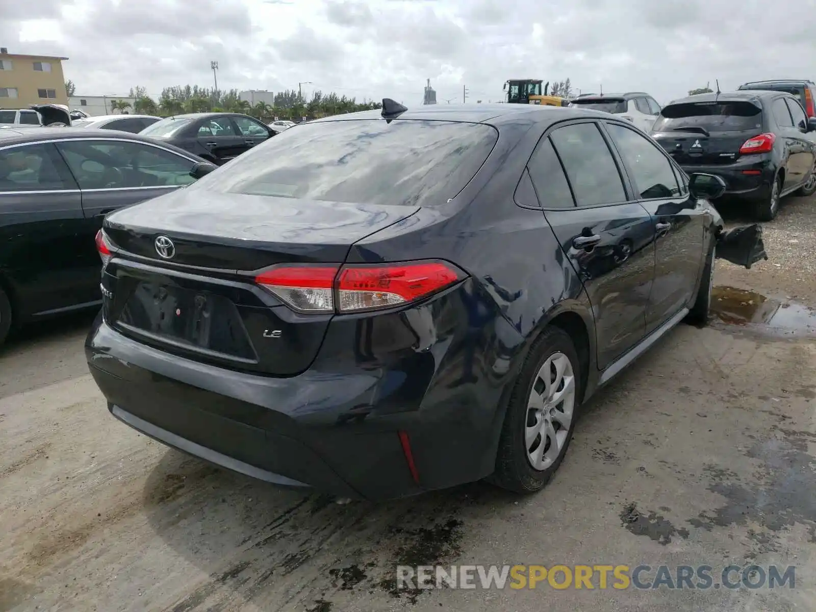 4 Photograph of a damaged car JTDEPRAE2LJ061042 TOYOTA COROLLA 2020