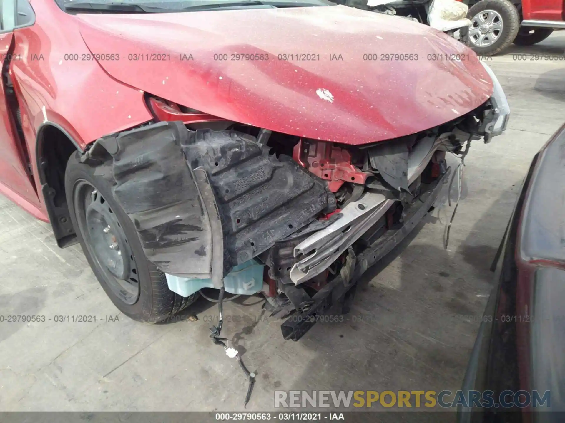 6 Photograph of a damaged car JTDEPRAE2LJ062997 TOYOTA COROLLA 2020