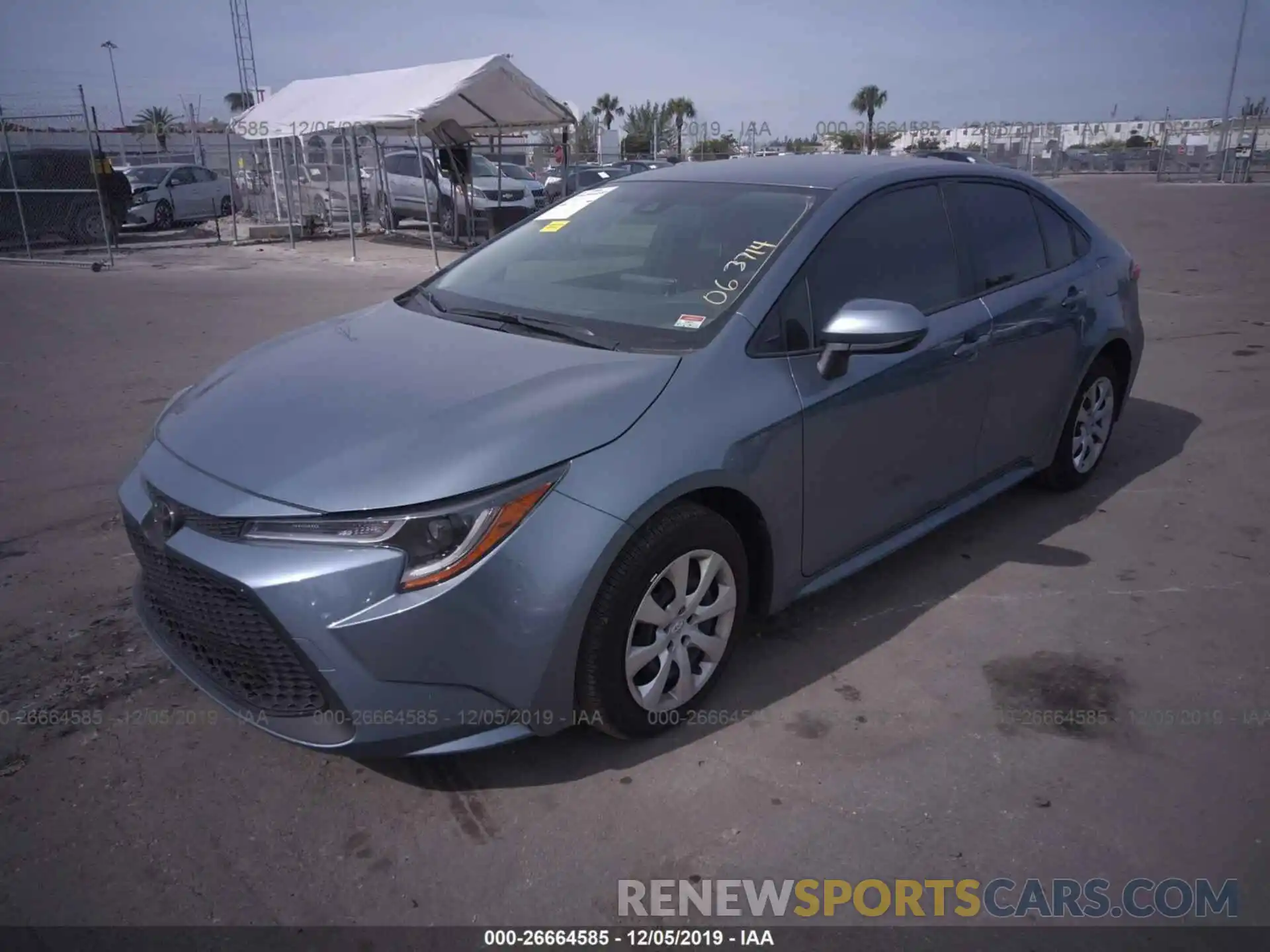 2 Photograph of a damaged car JTDEPRAE2LJ063714 TOYOTA COROLLA 2020