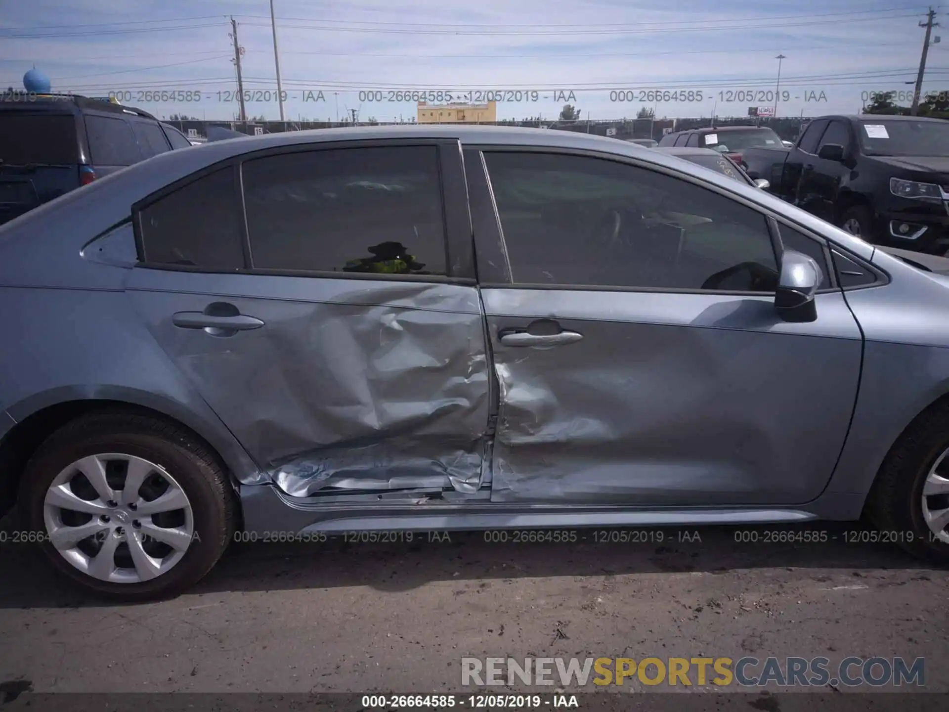 6 Photograph of a damaged car JTDEPRAE2LJ063714 TOYOTA COROLLA 2020