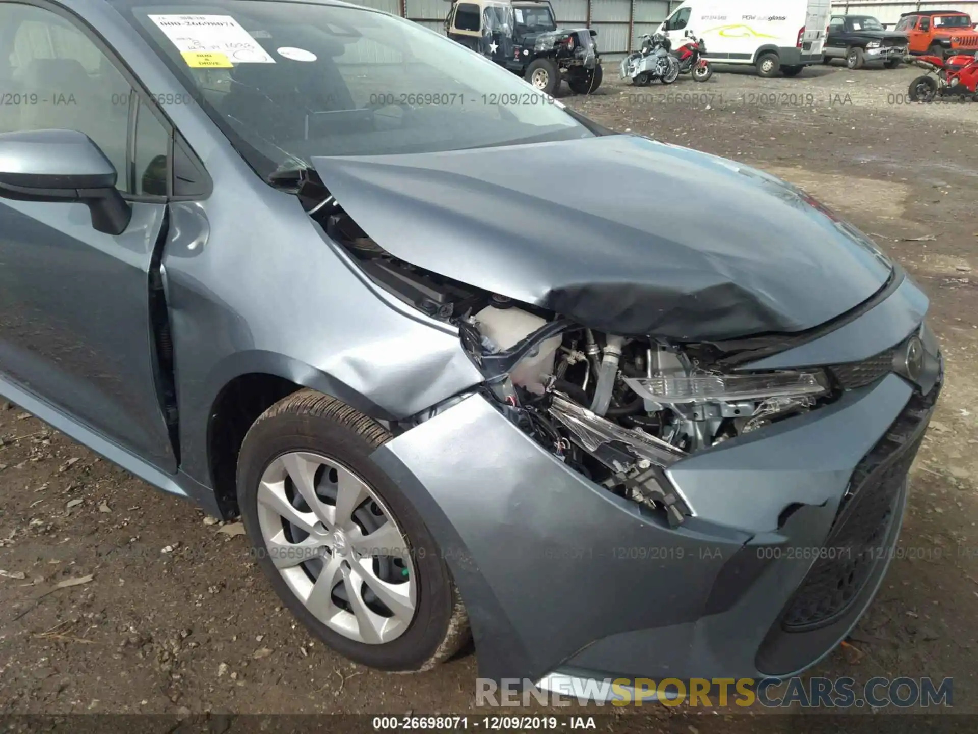 6 Photograph of a damaged car JTDEPRAE2LJ063972 TOYOTA COROLLA 2020