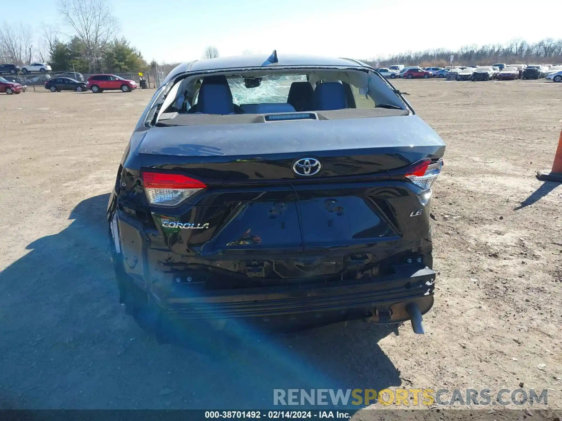 17 Photograph of a damaged car JTDEPRAE2LJ064653 TOYOTA COROLLA 2020