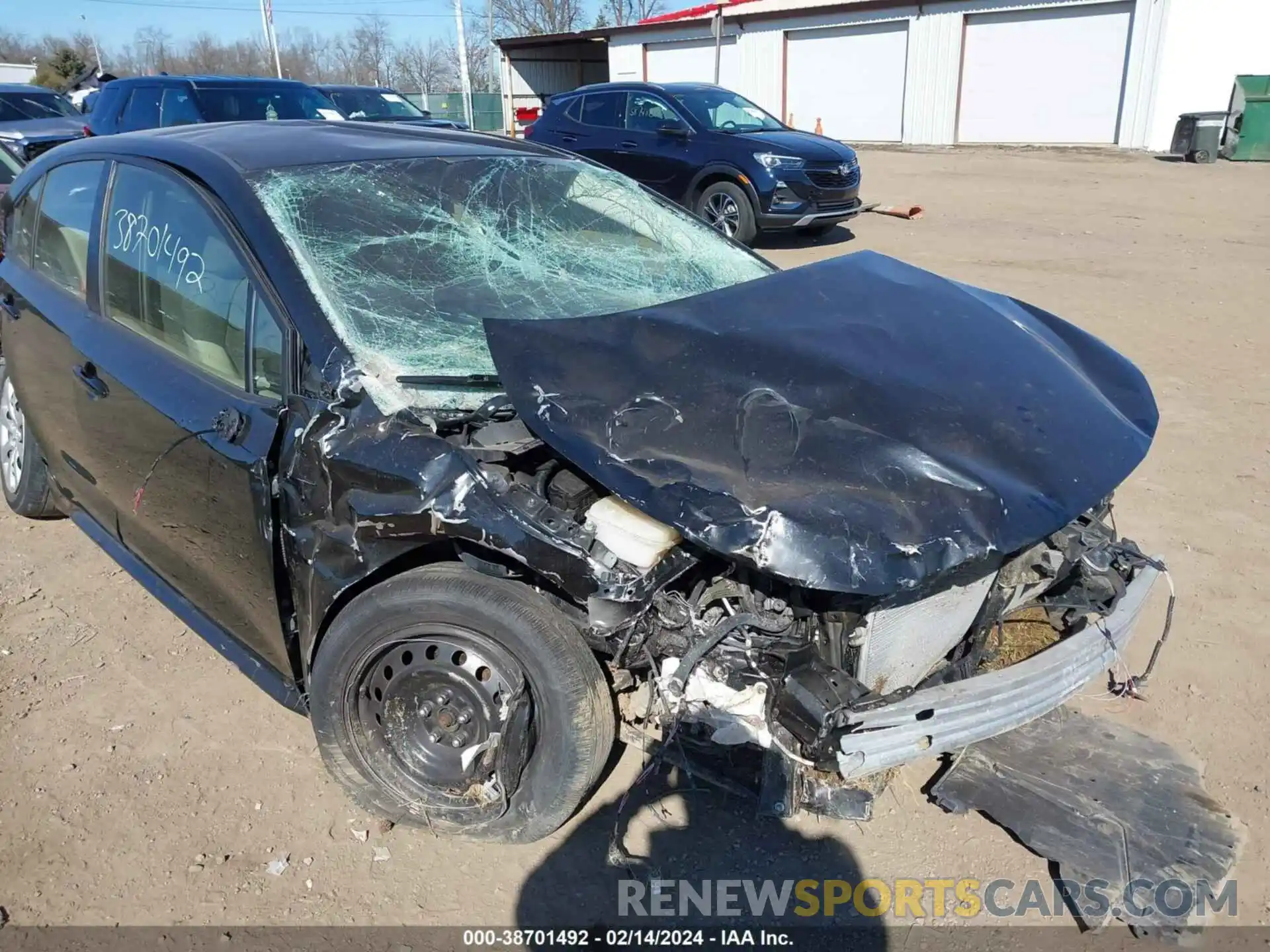 19 Photograph of a damaged car JTDEPRAE2LJ064653 TOYOTA COROLLA 2020