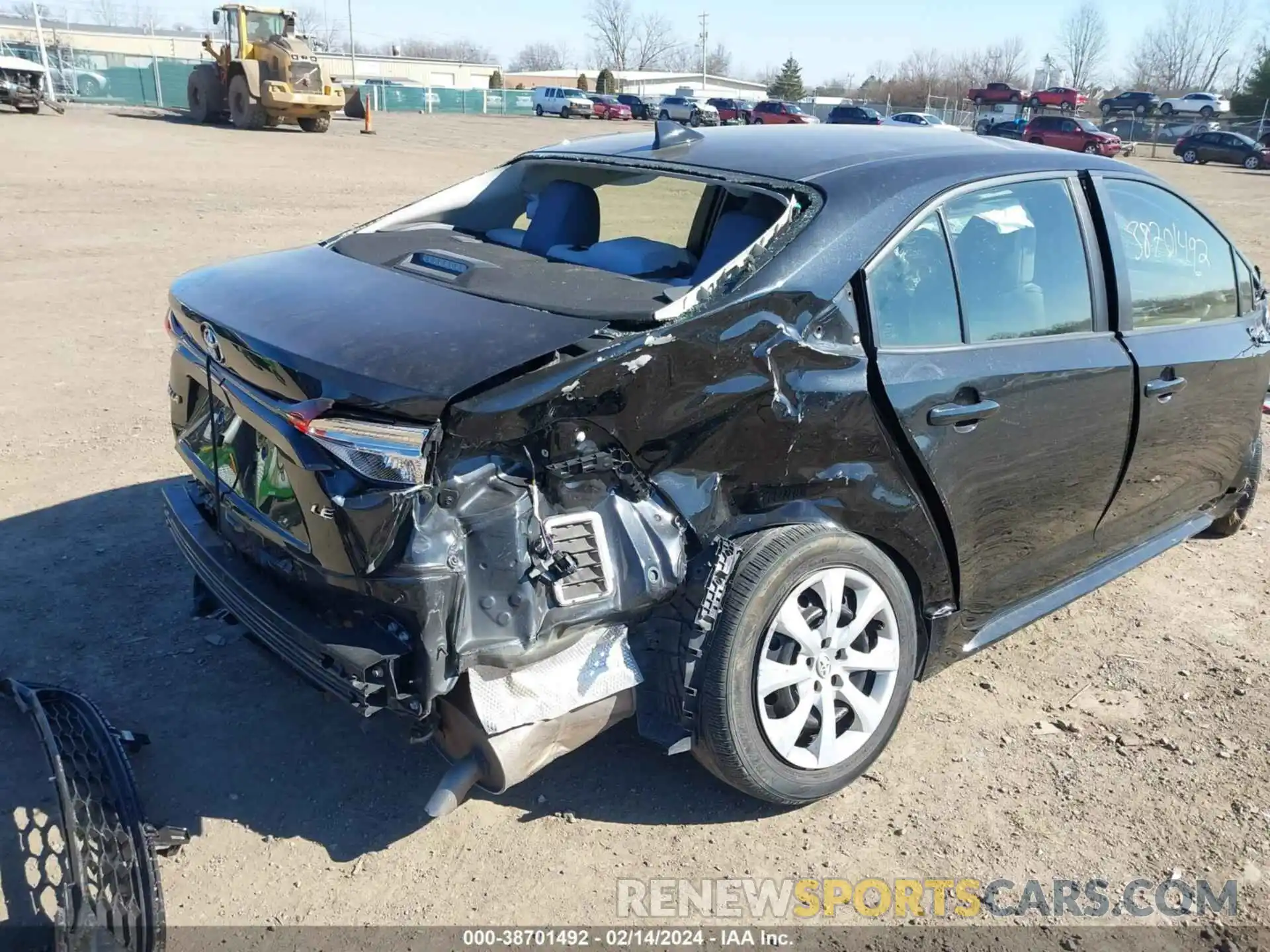 22 Photograph of a damaged car JTDEPRAE2LJ064653 TOYOTA COROLLA 2020