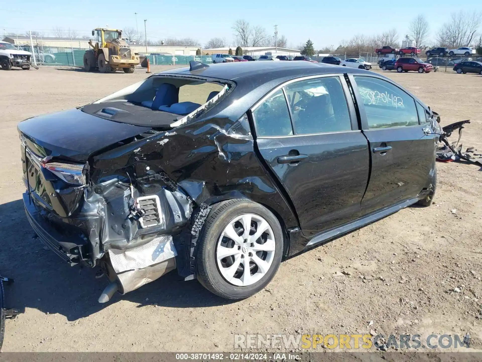 4 Photograph of a damaged car JTDEPRAE2LJ064653 TOYOTA COROLLA 2020