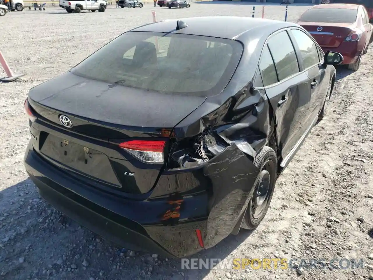 4 Photograph of a damaged car JTDEPRAE2LJ064765 TOYOTA COROLLA 2020