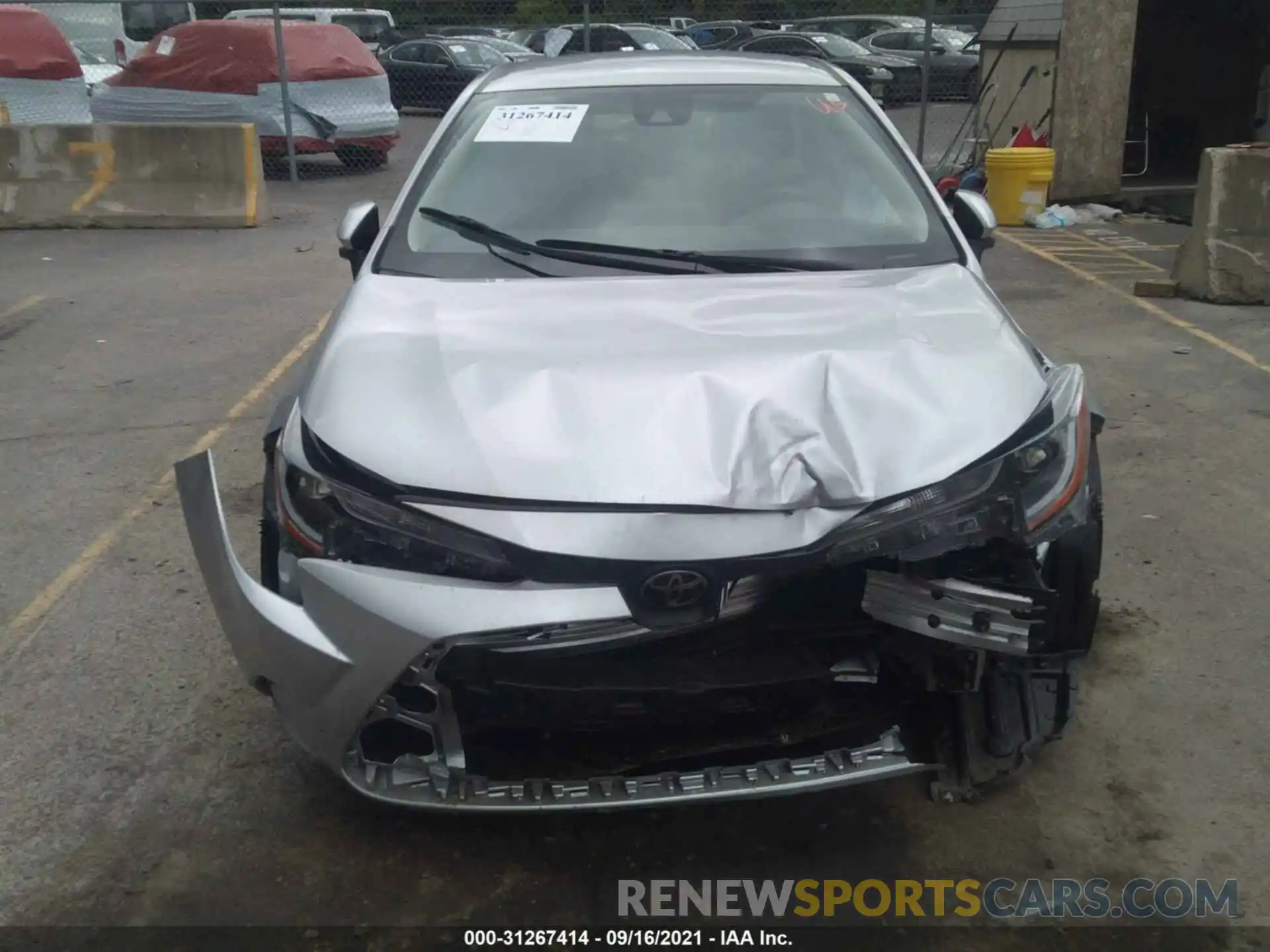 6 Photograph of a damaged car JTDEPRAE2LJ065379 TOYOTA COROLLA 2020