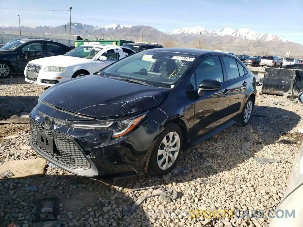 2 Photograph of a damaged car JTDEPRAE2LJ065723 TOYOTA COROLLA 2020