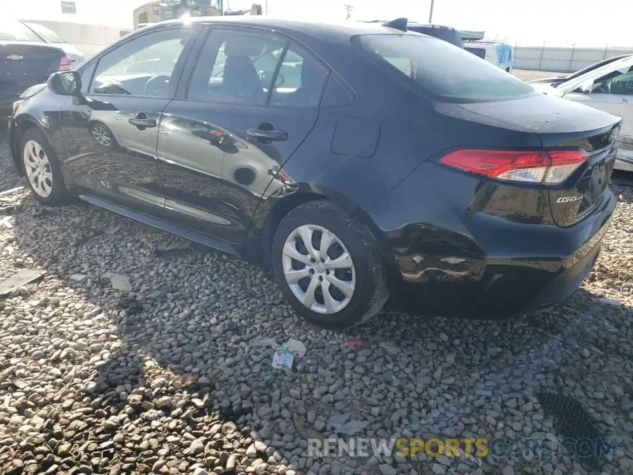 3 Photograph of a damaged car JTDEPRAE2LJ065723 TOYOTA COROLLA 2020