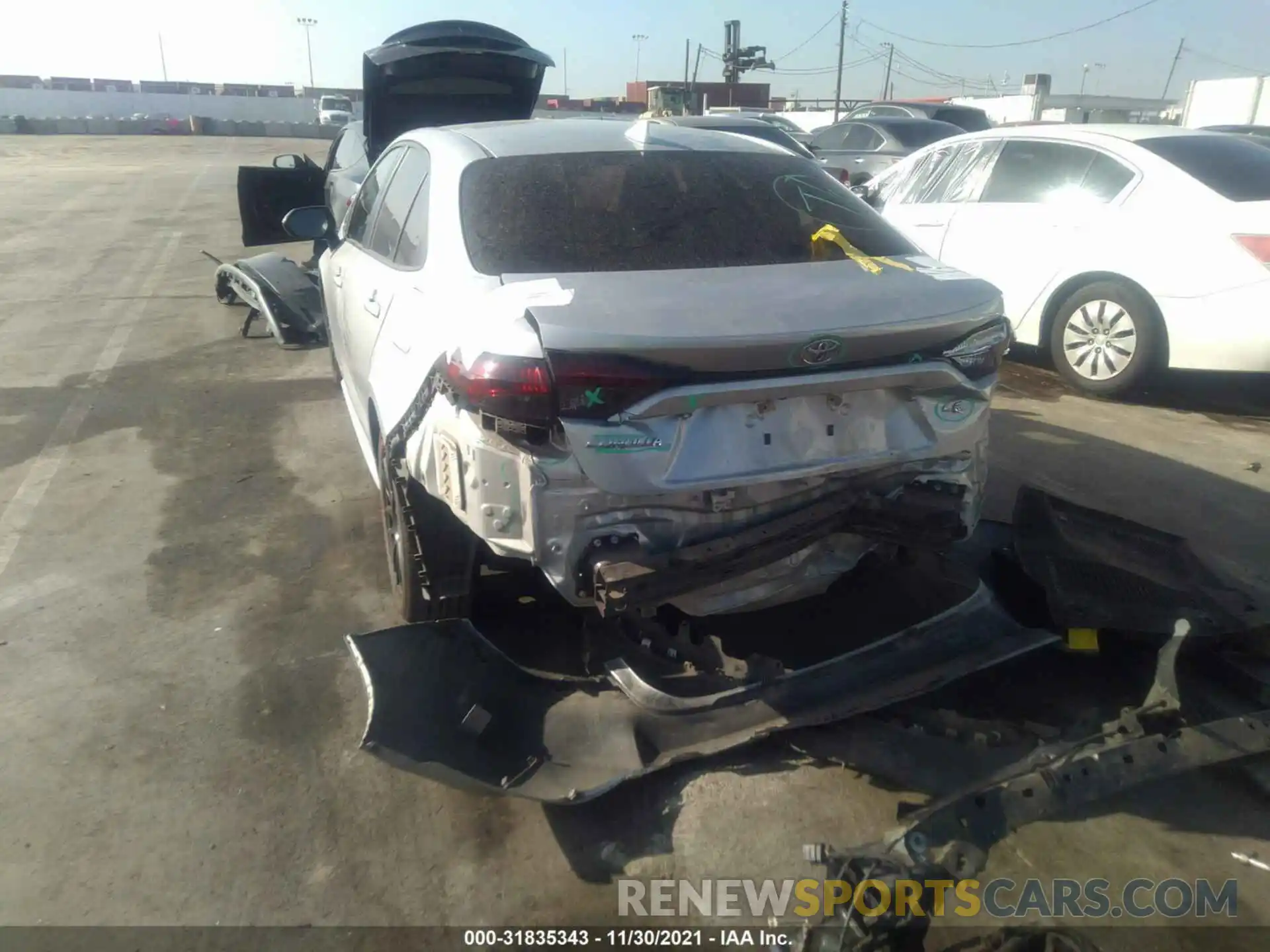 6 Photograph of a damaged car JTDEPRAE2LJ066533 TOYOTA COROLLA 2020