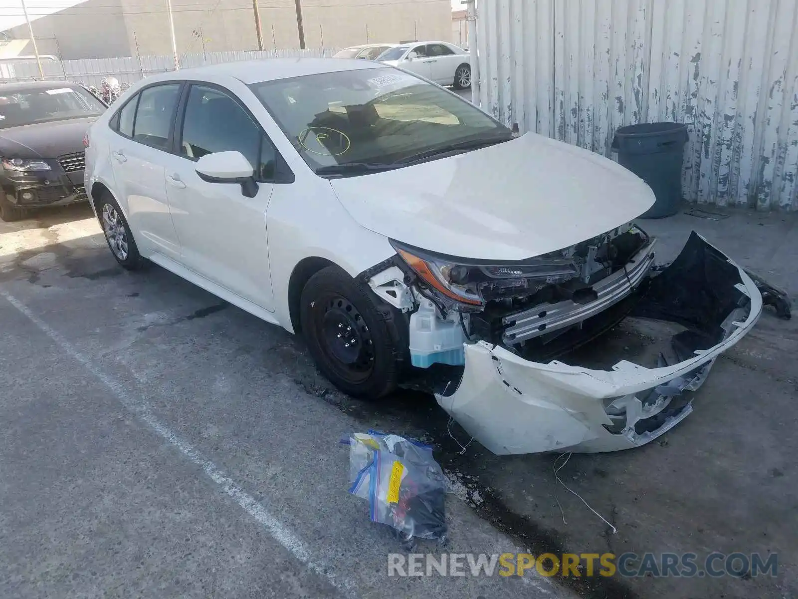 1 Photograph of a damaged car JTDEPRAE2LJ066547 TOYOTA COROLLA 2020