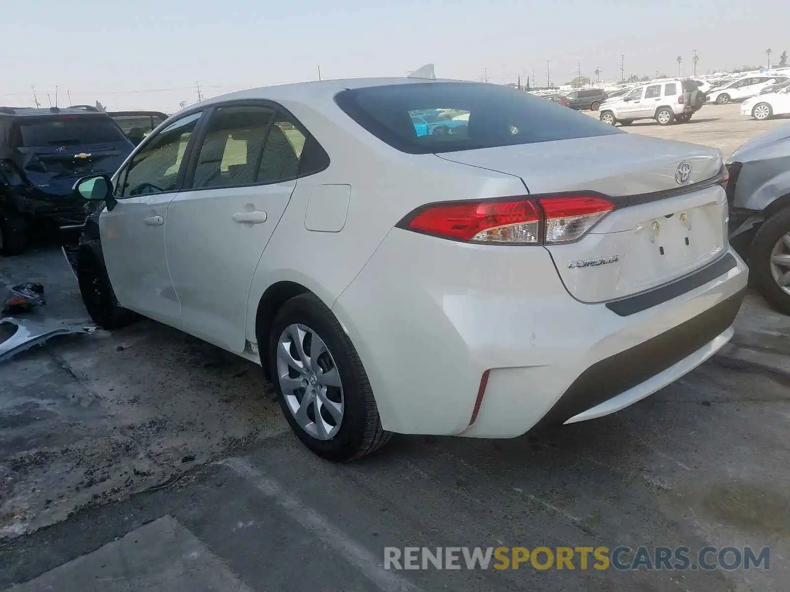 3 Photograph of a damaged car JTDEPRAE2LJ066547 TOYOTA COROLLA 2020