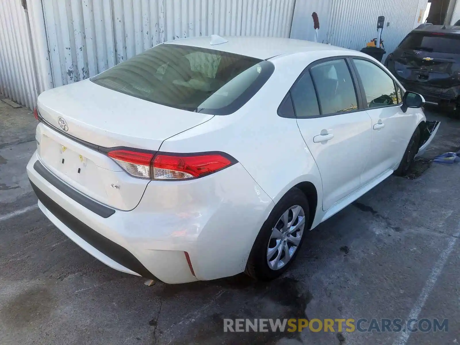 4 Photograph of a damaged car JTDEPRAE2LJ066547 TOYOTA COROLLA 2020