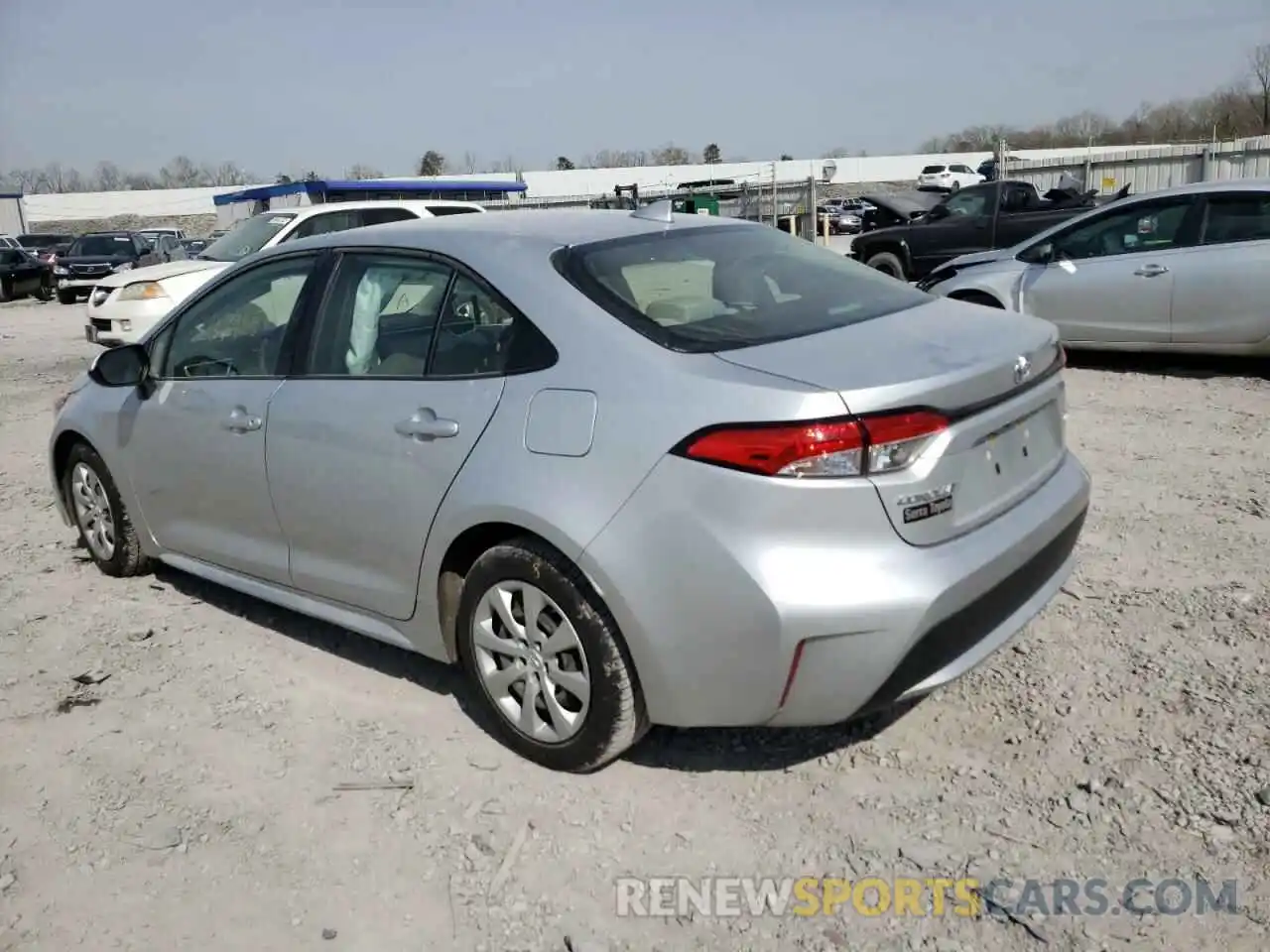 3 Photograph of a damaged car JTDEPRAE2LJ067701 TOYOTA COROLLA 2020