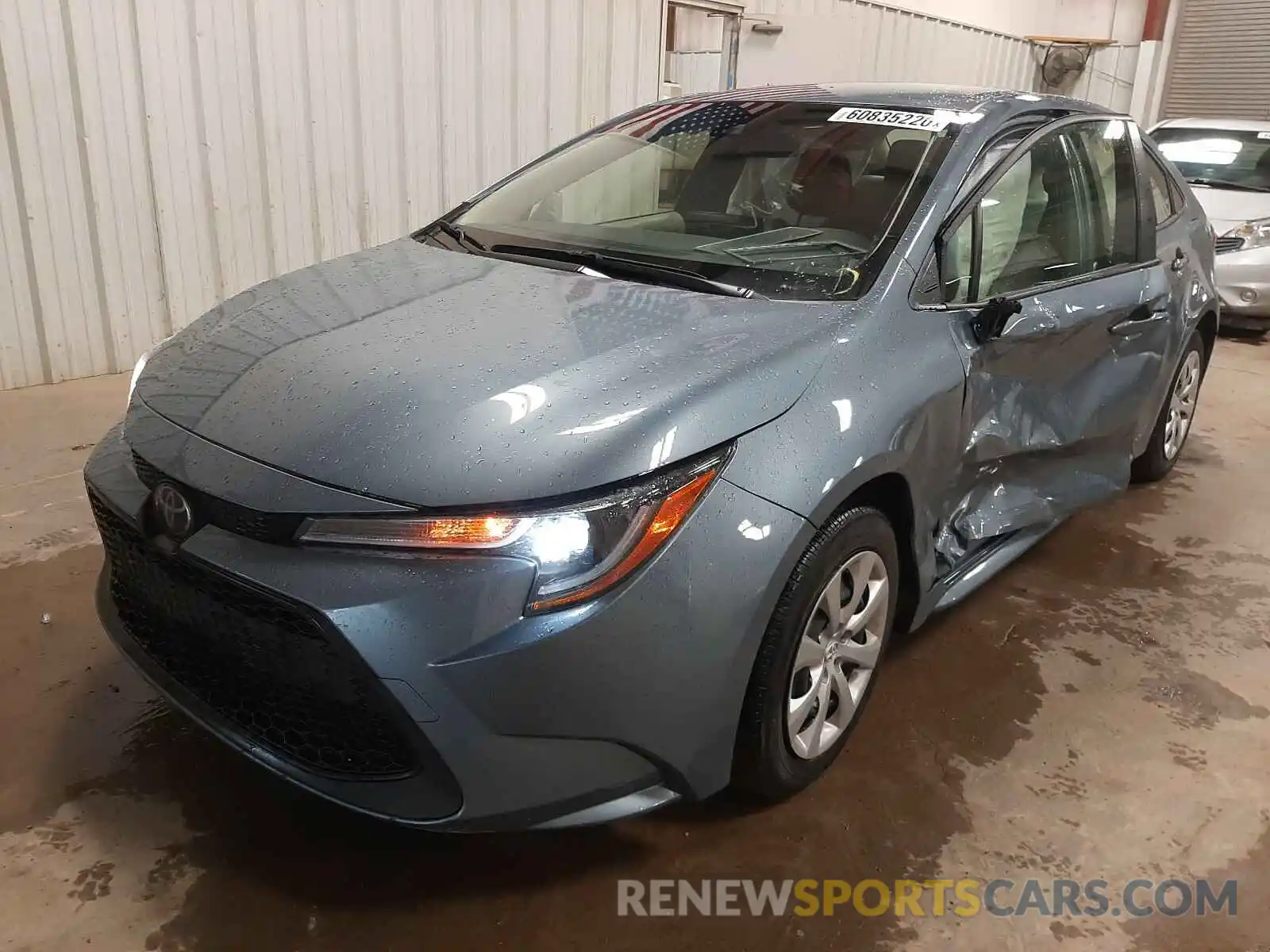 2 Photograph of a damaged car JTDEPRAE2LJ067942 TOYOTA COROLLA 2020