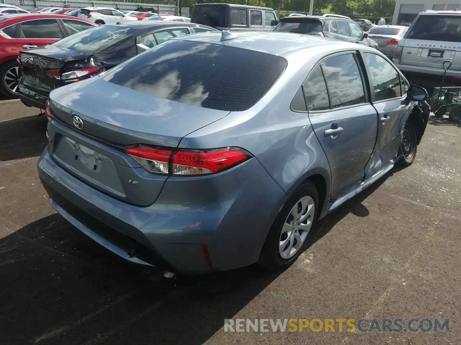 4 Photograph of a damaged car JTDEPRAE2LJ068041 TOYOTA COROLLA 2020