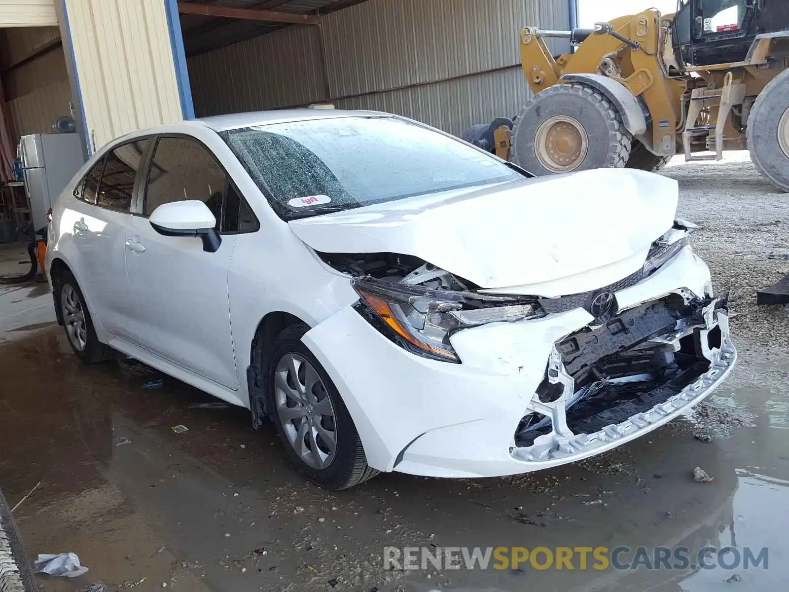 1 Photograph of a damaged car JTDEPRAE2LJ068122 TOYOTA COROLLA 2020