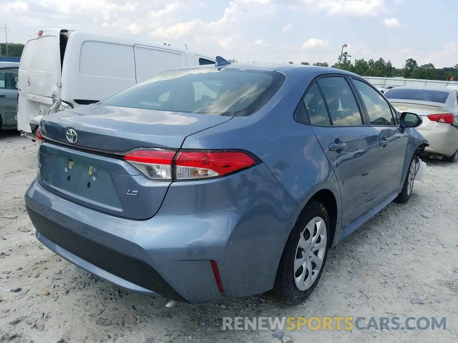 4 Photograph of a damaged car JTDEPRAE2LJ068816 TOYOTA COROLLA 2020