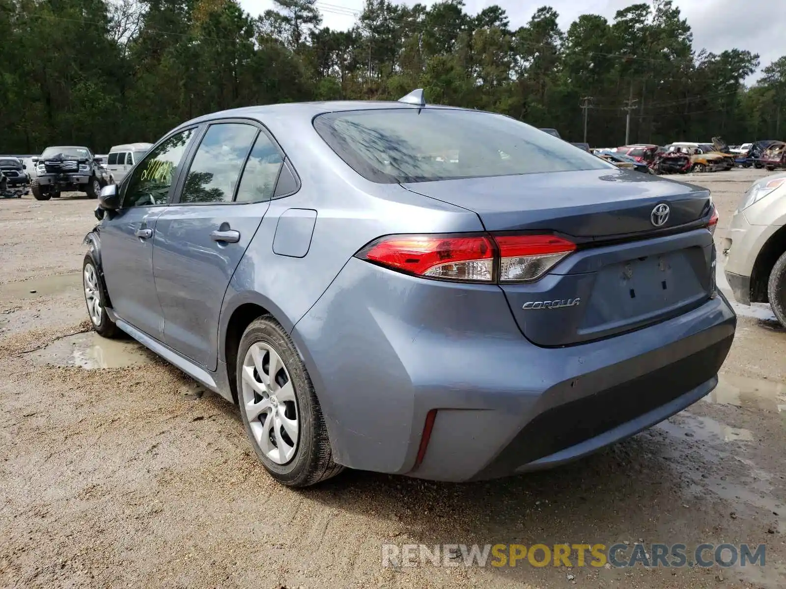 3 Photograph of a damaged car JTDEPRAE2LJ069173 TOYOTA COROLLA 2020