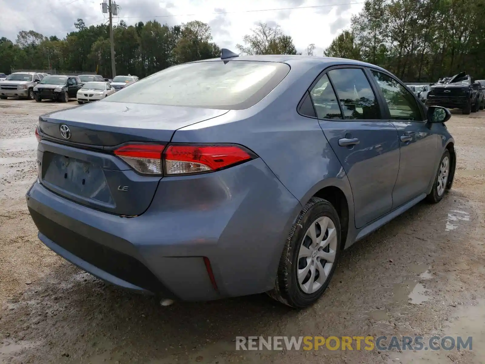 4 Photograph of a damaged car JTDEPRAE2LJ069173 TOYOTA COROLLA 2020