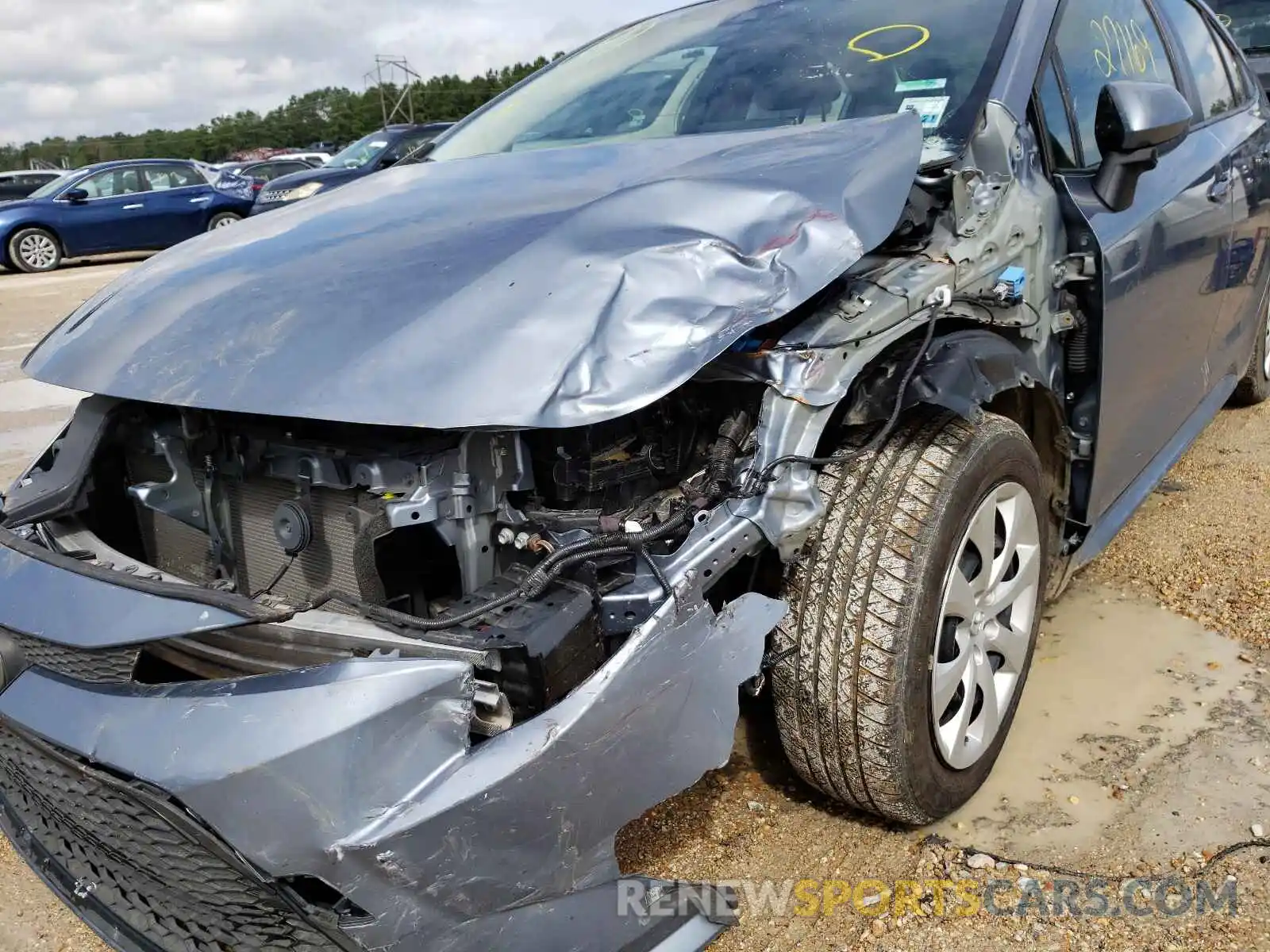 9 Photograph of a damaged car JTDEPRAE2LJ069173 TOYOTA COROLLA 2020