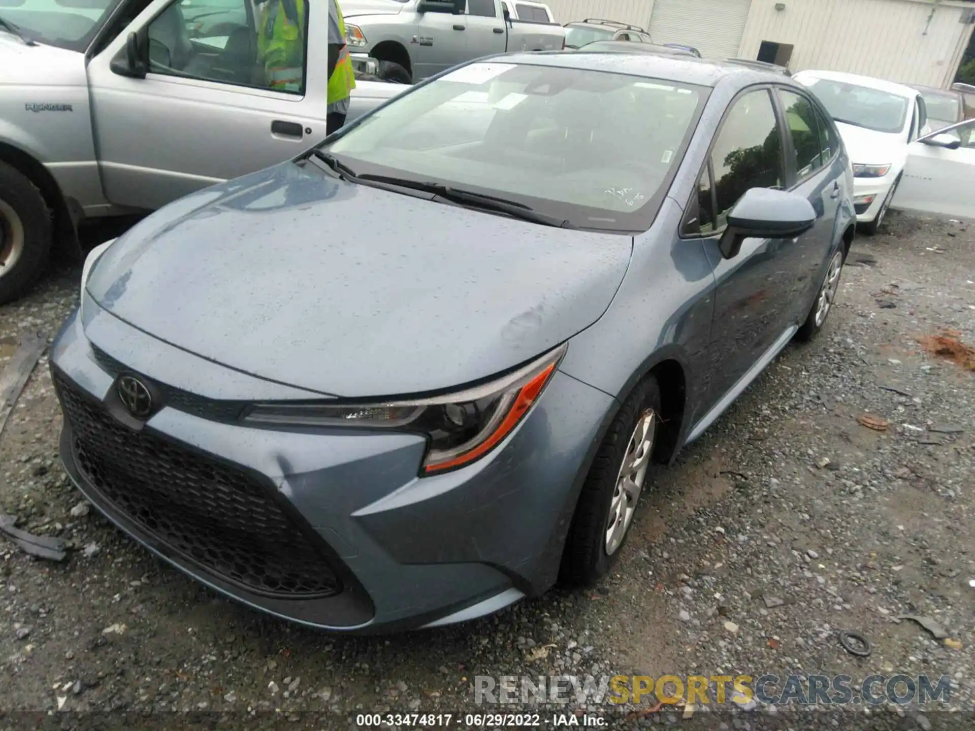 2 Photograph of a damaged car JTDEPRAE2LJ069691 TOYOTA COROLLA 2020