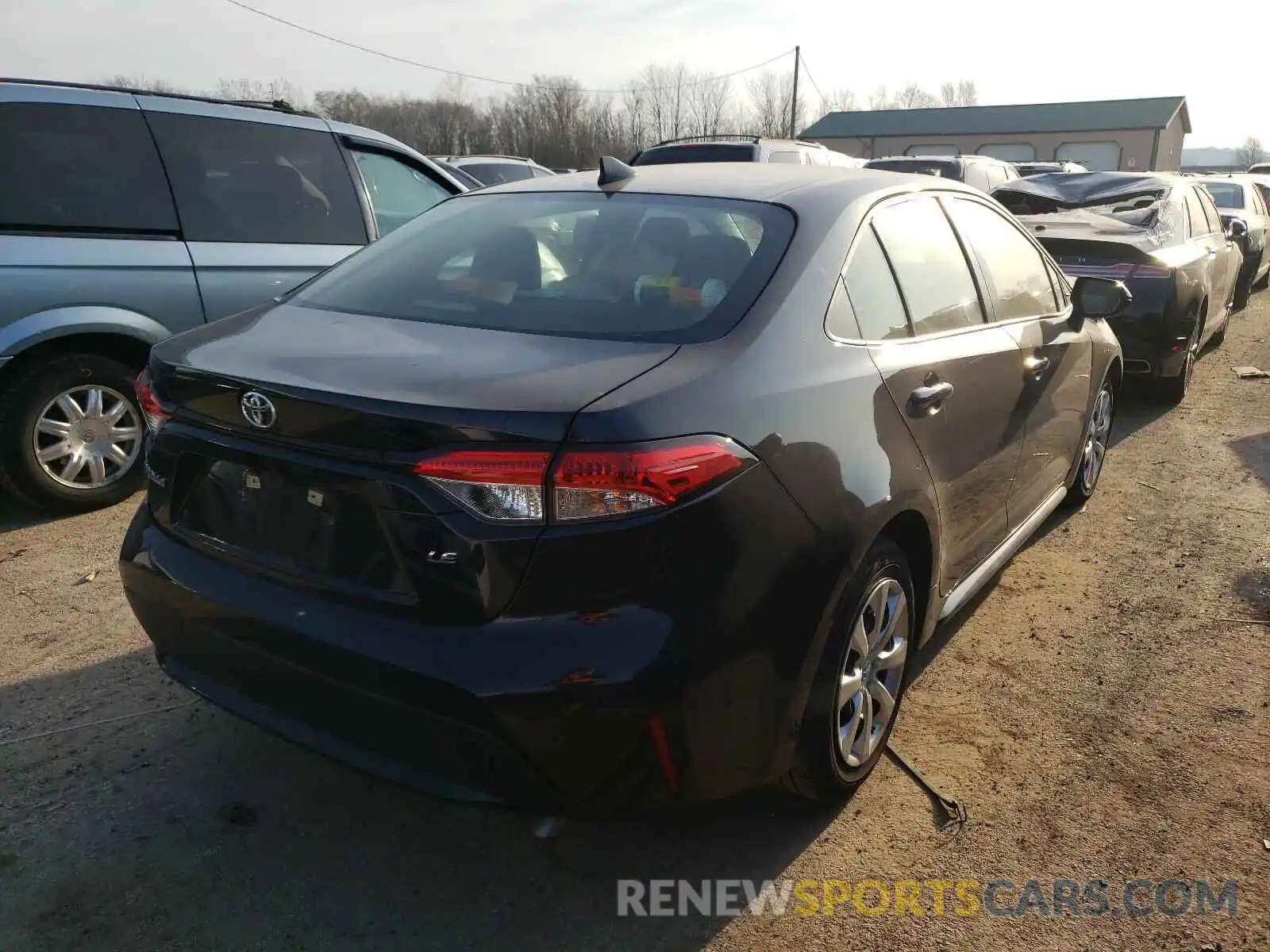 4 Photograph of a damaged car JTDEPRAE2LJ069948 TOYOTA COROLLA 2020