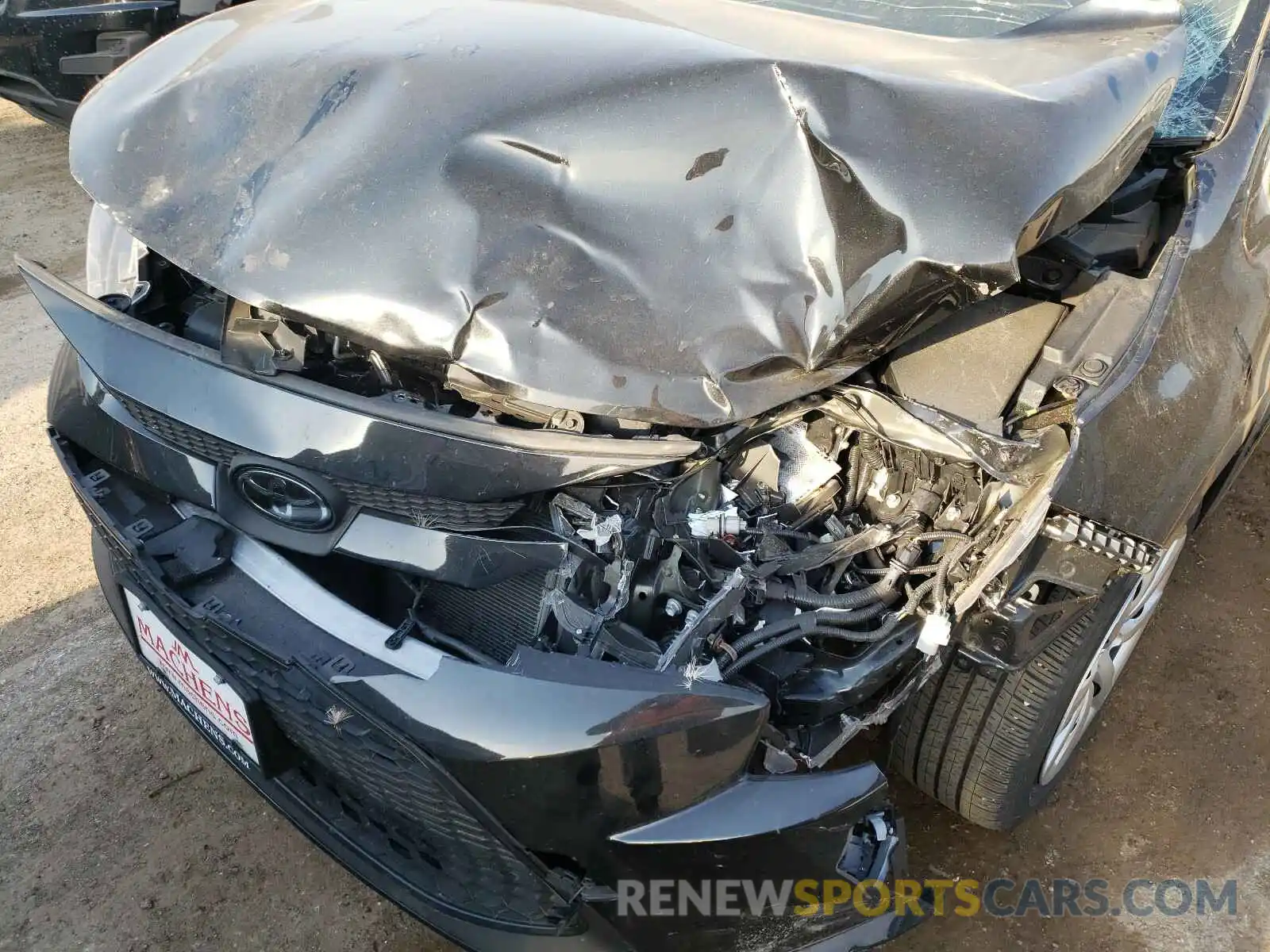 9 Photograph of a damaged car JTDEPRAE2LJ069948 TOYOTA COROLLA 2020