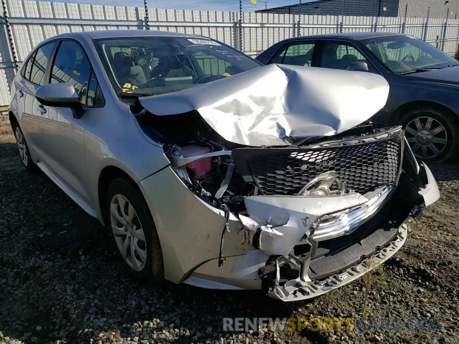 1 Фотография поврежденного автомобиля JTDEPRAE2LJ070386 TOYOTA COROLLA 2020