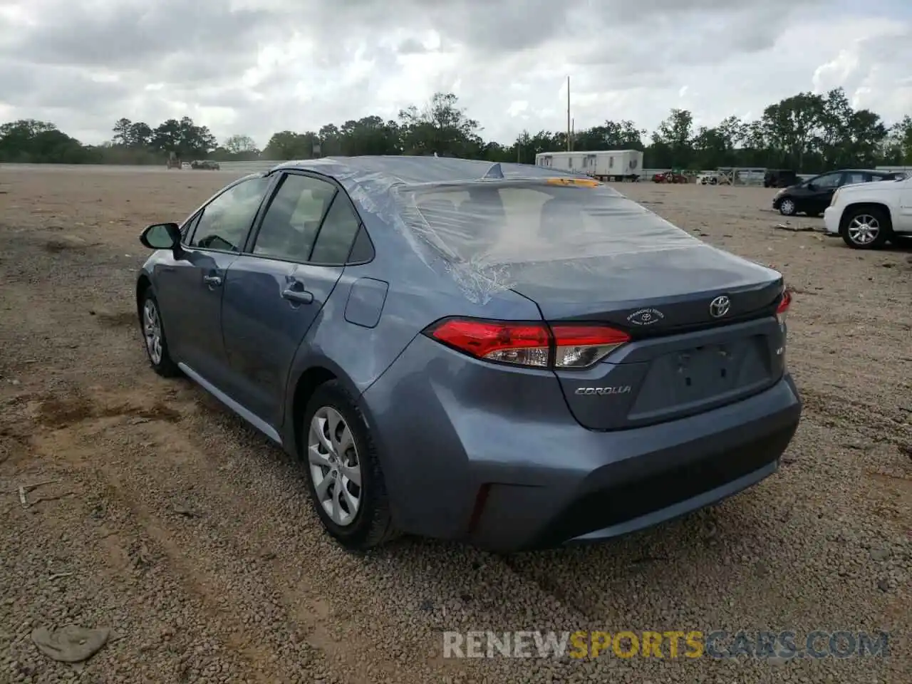 3 Photograph of a damaged car JTDEPRAE2LJ070842 TOYOTA COROLLA 2020