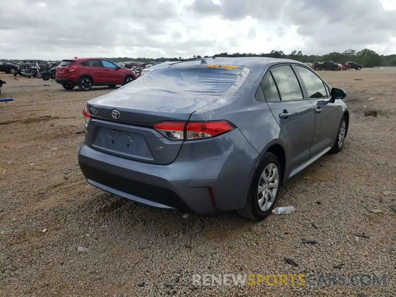 4 Photograph of a damaged car JTDEPRAE2LJ070842 TOYOTA COROLLA 2020