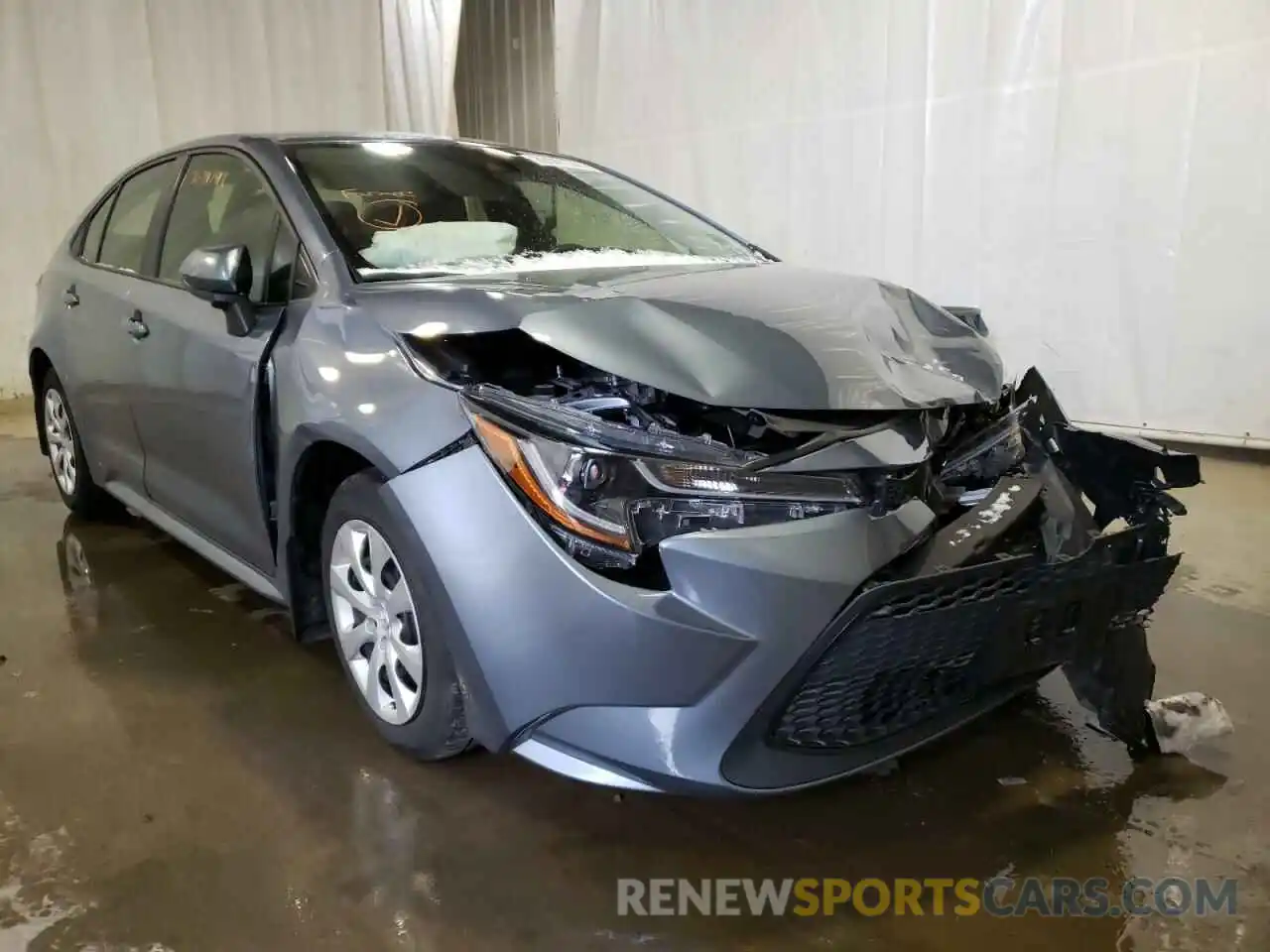 1 Photograph of a damaged car JTDEPRAE2LJ071151 TOYOTA COROLLA 2020