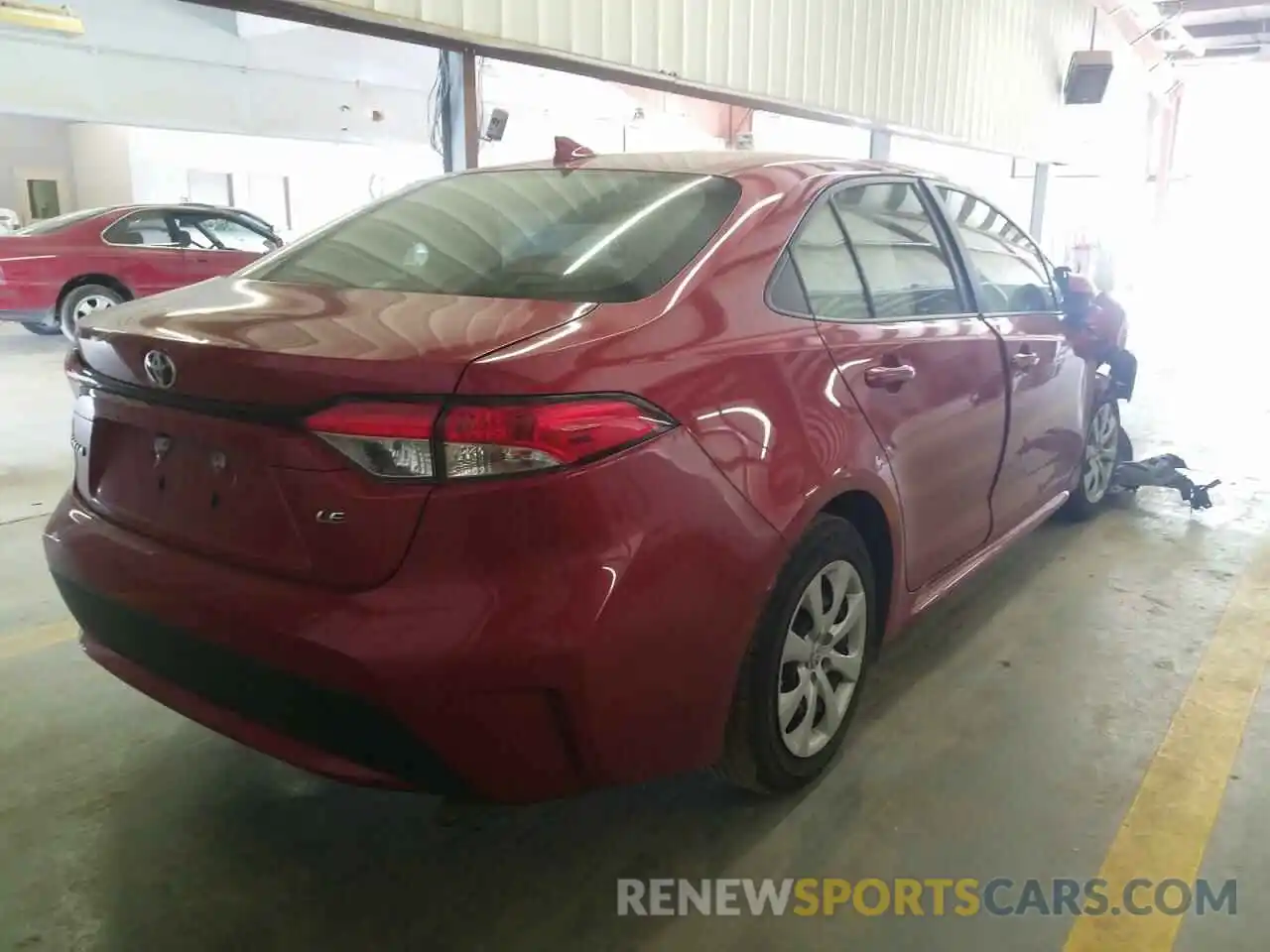 4 Photograph of a damaged car JTDEPRAE2LJ071845 TOYOTA COROLLA 2020