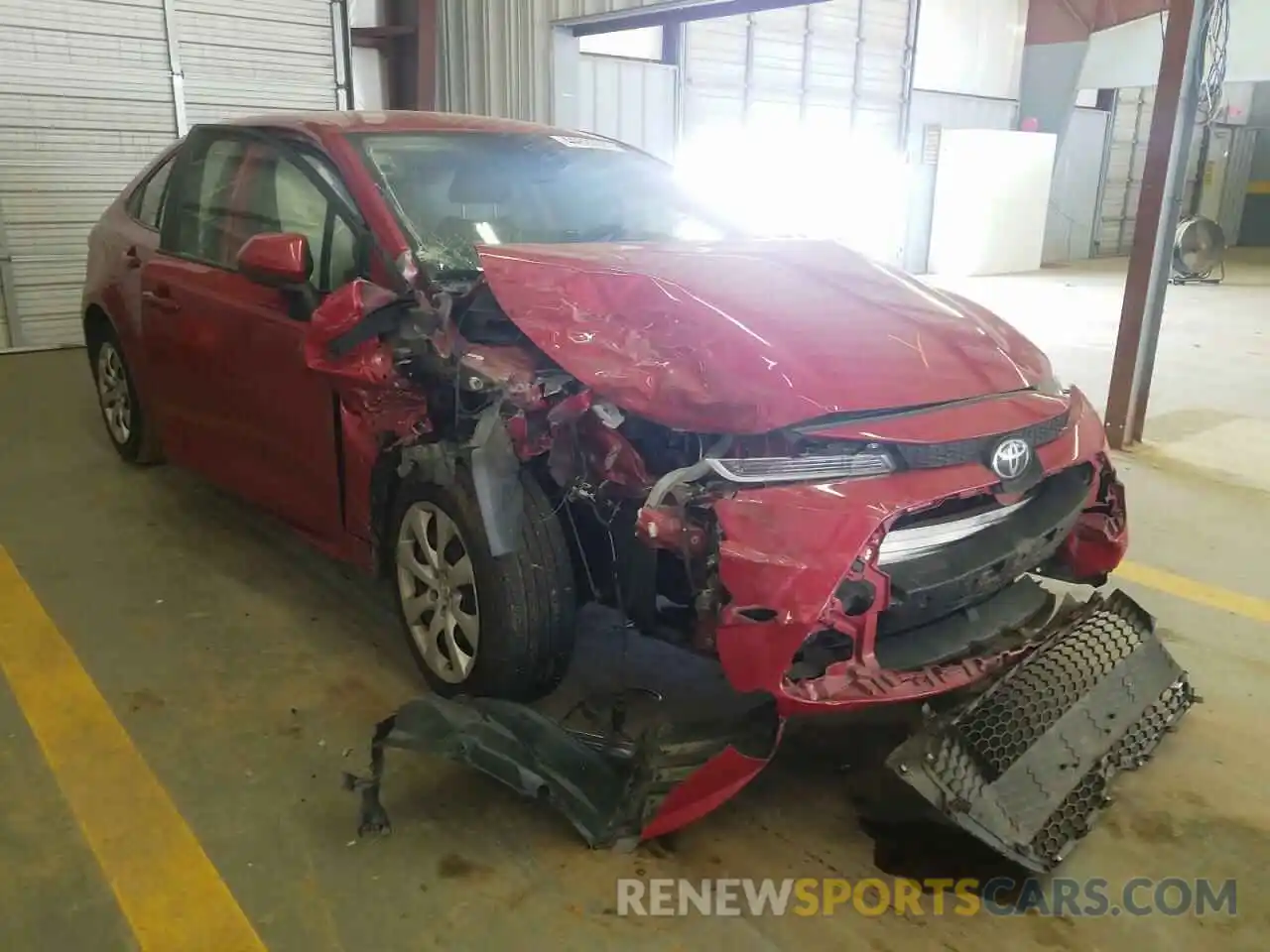 9 Photograph of a damaged car JTDEPRAE2LJ071845 TOYOTA COROLLA 2020