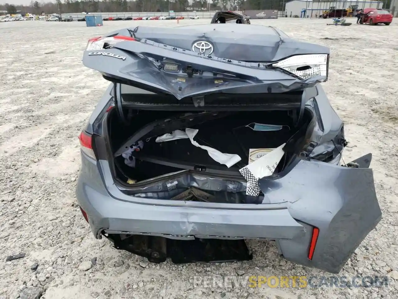 9 Photograph of a damaged car JTDEPRAE2LJ071991 TOYOTA COROLLA 2020