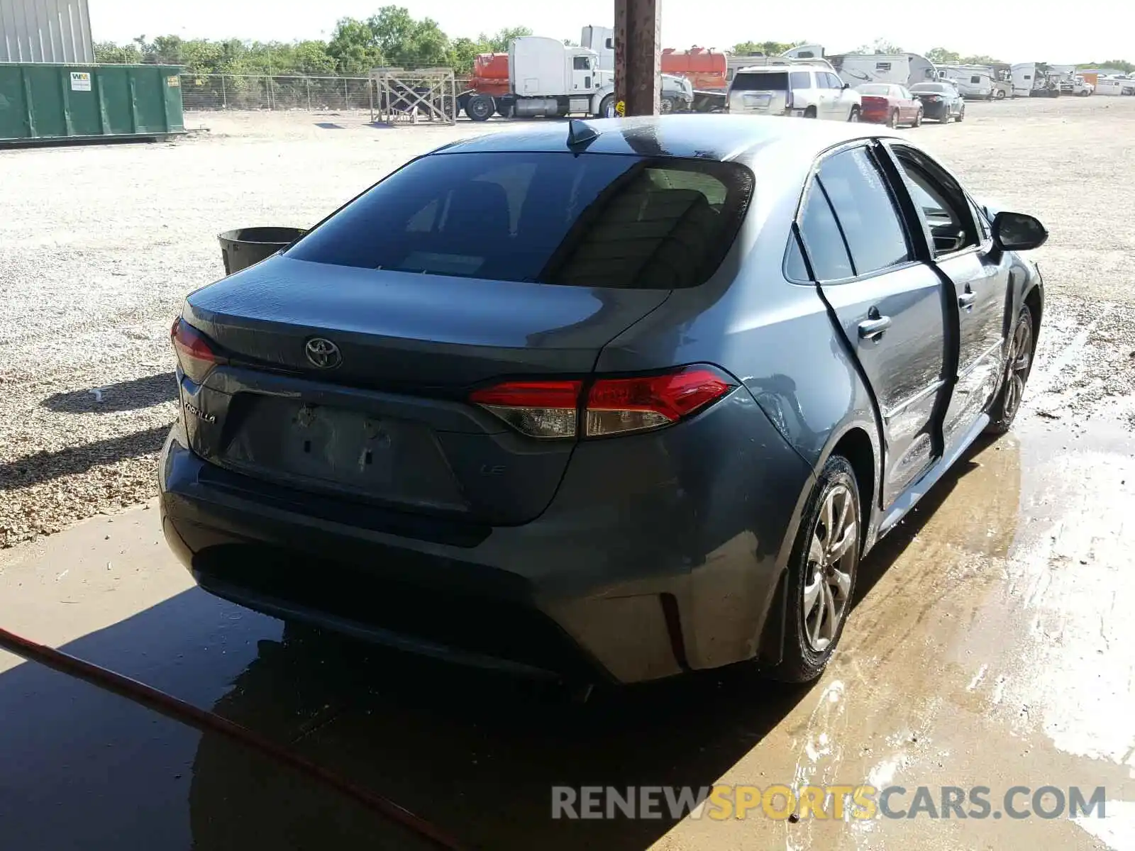 4 Photograph of a damaged car JTDEPRAE2LJ073045 TOYOTA COROLLA 2020