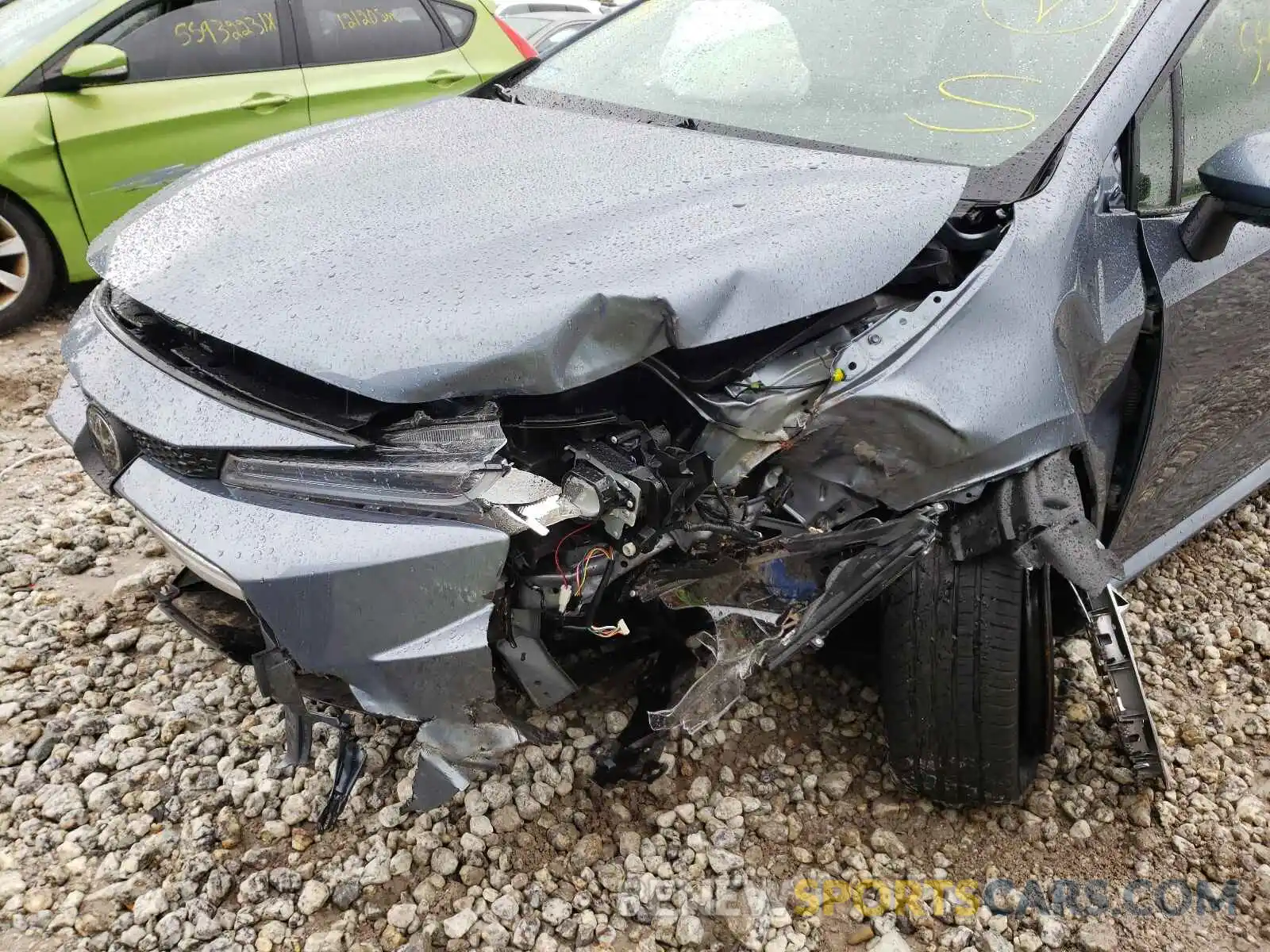 9 Photograph of a damaged car JTDEPRAE2LJ073224 TOYOTA COROLLA 2020