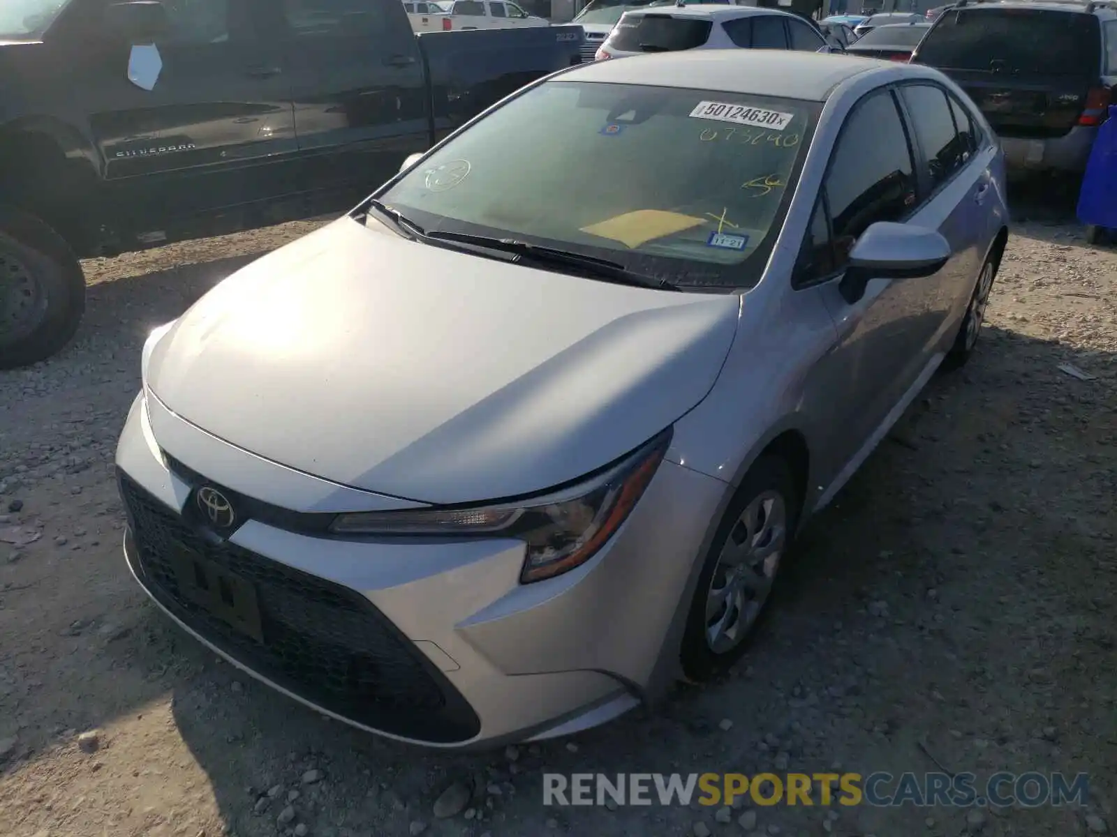 2 Photograph of a damaged car JTDEPRAE2LJ073790 TOYOTA COROLLA 2020