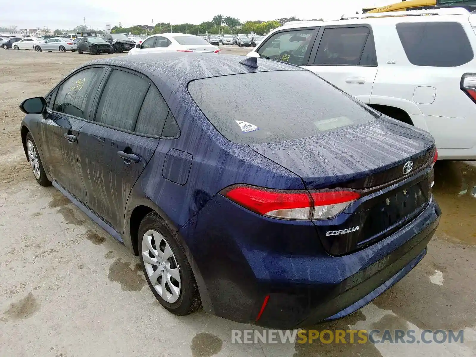 3 Photograph of a damaged car JTDEPRAE2LJ076317 TOYOTA COROLLA 2020