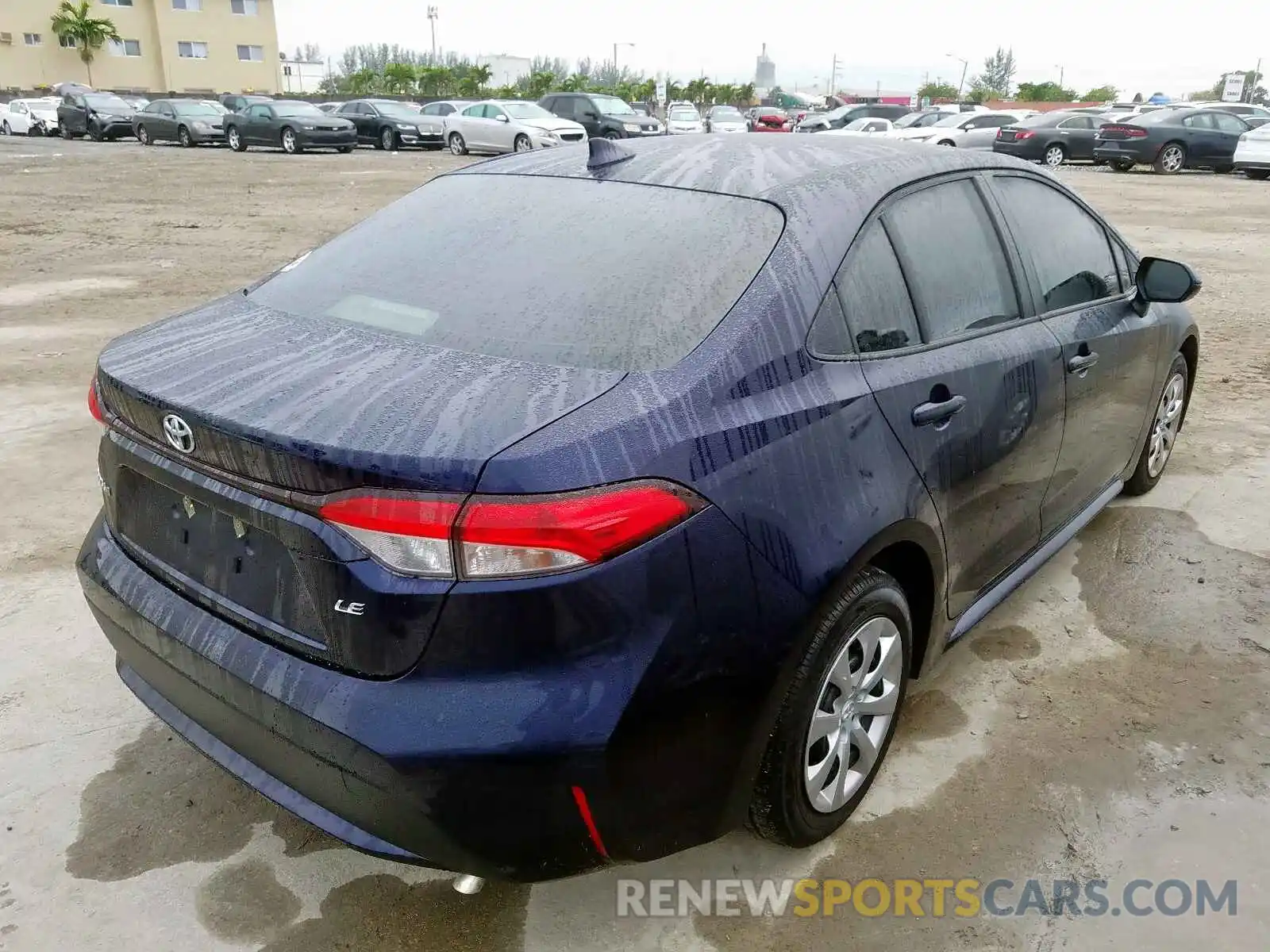 4 Photograph of a damaged car JTDEPRAE2LJ076317 TOYOTA COROLLA 2020