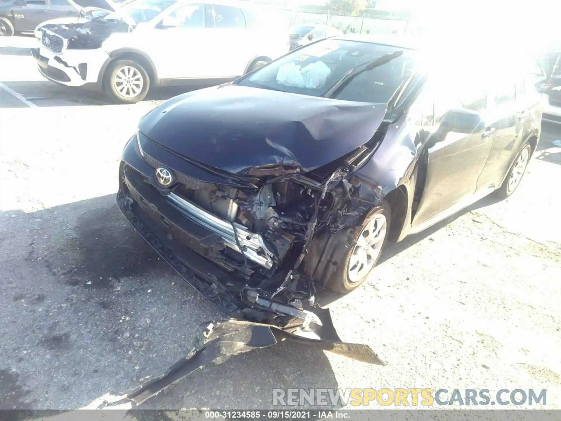 6 Photograph of a damaged car JTDEPRAE2LJ077029 TOYOTA COROLLA 2020