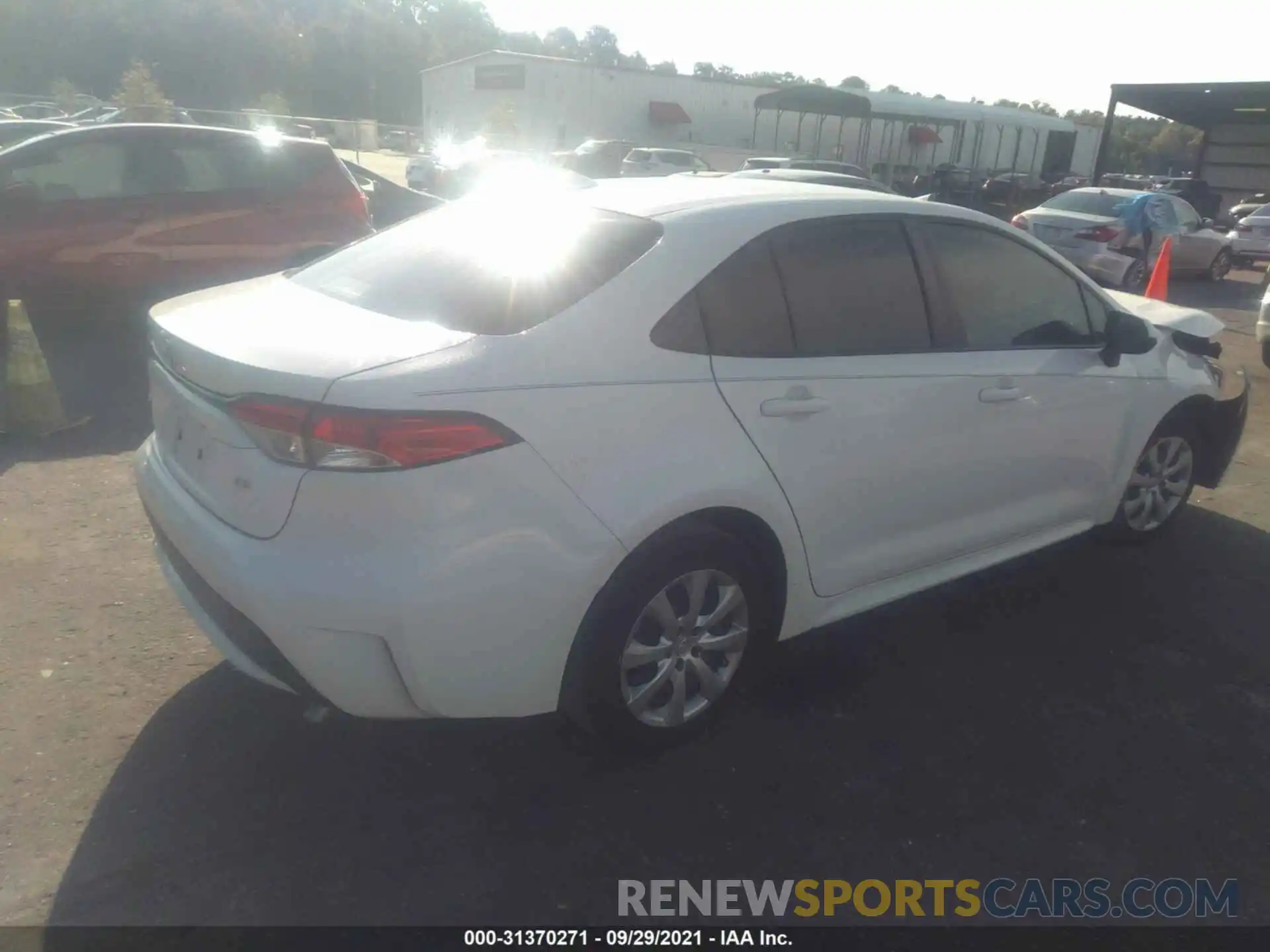 4 Photograph of a damaged car JTDEPRAE2LJ078097 TOYOTA COROLLA 2020