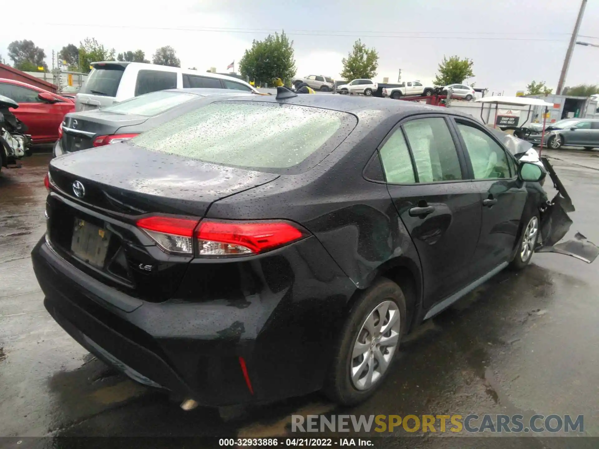 4 Photograph of a damaged car JTDEPRAE2LJ079721 TOYOTA COROLLA 2020